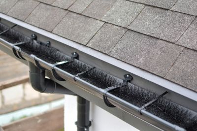 Gutter Cover System on a Residential Roof